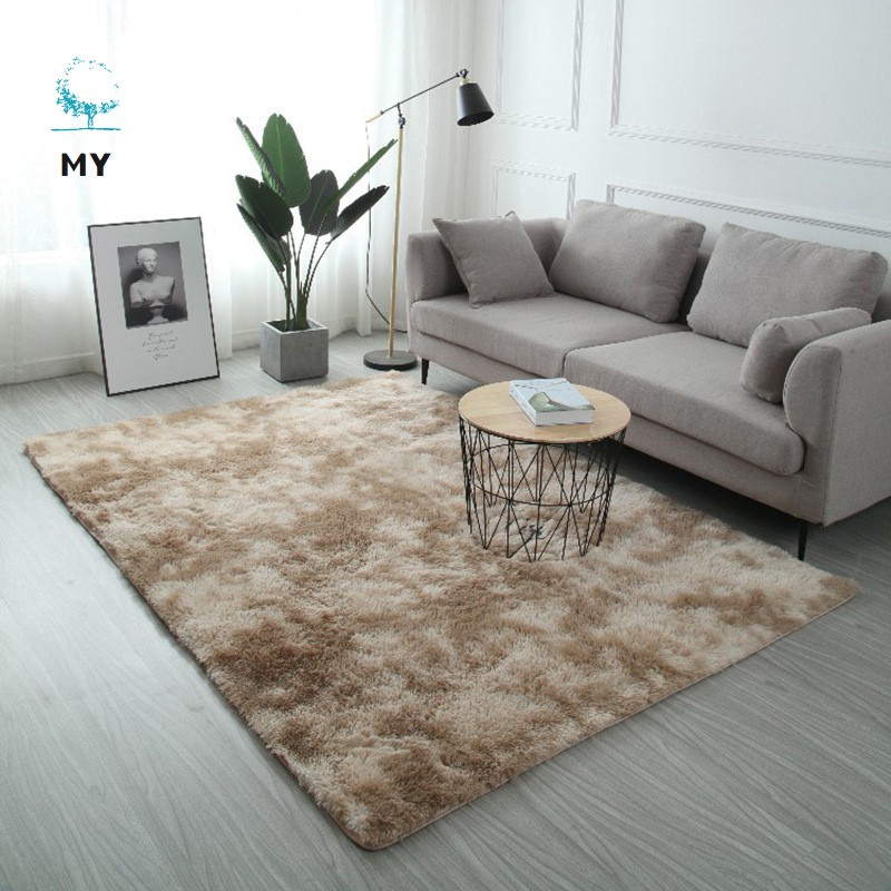 Thảm Lông Lót Sàn Trang Trí Phòng Khách