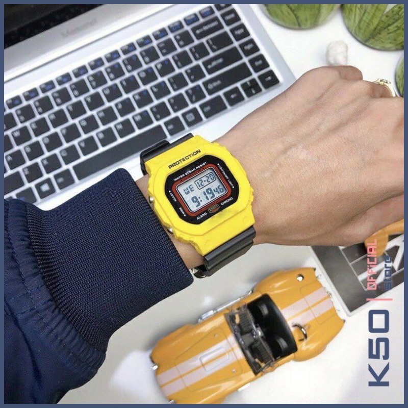 Đồng hồ unisex shock 5600 mặt vuông nhiều màu