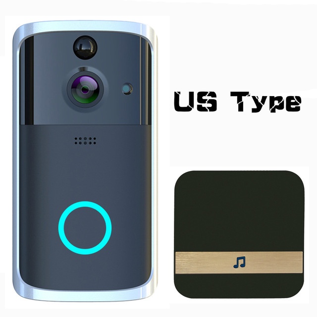 SmartWIFIVideo Doorbell Wireless Video Doorbell Mobile Phone Remote Home Surveillance Video Voice IntercomM7