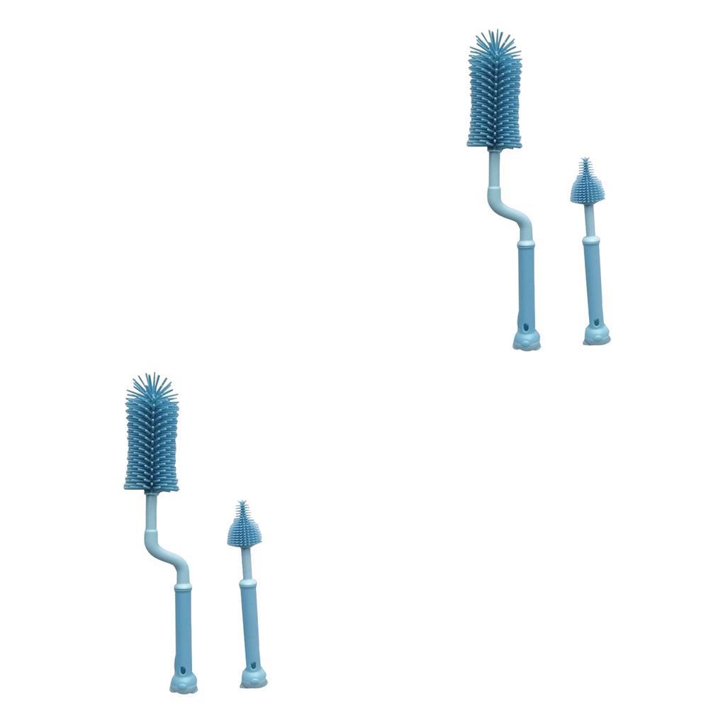 1 / 2 / 3 / 5 Cọ Vệ Sinh Bình Sữa Em Bé Xoay 360 Độ Tiện Dụng