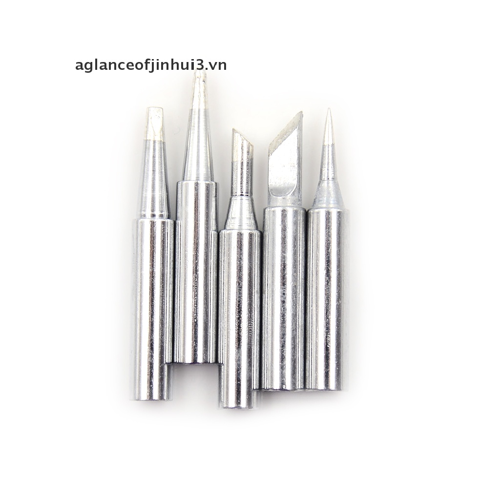 Set 5 Đầu Mũi Hàn Điện Bằng Đồng Thau 936 Chuyên Dụng