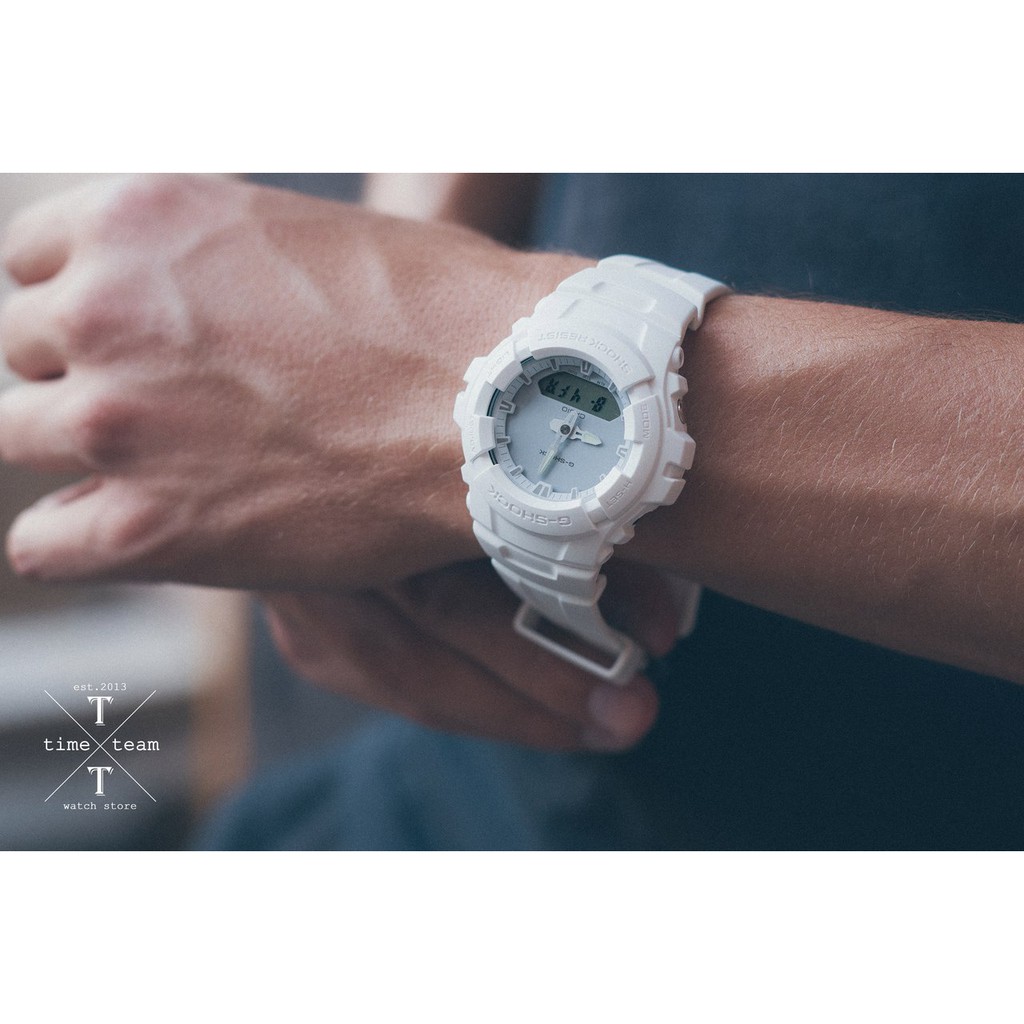 Đồng hồ nam dây nhựa G-SHOCK Casio chính hãng Anh Khuê G-100CU-7ADR