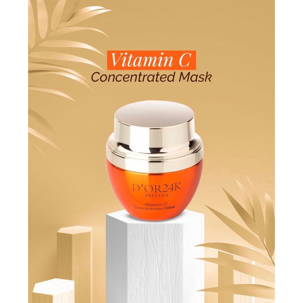 Mặt nạ giúp sáng da & hỗ trợ trị nám D'OR24K Vitamin C Concentrated Mask