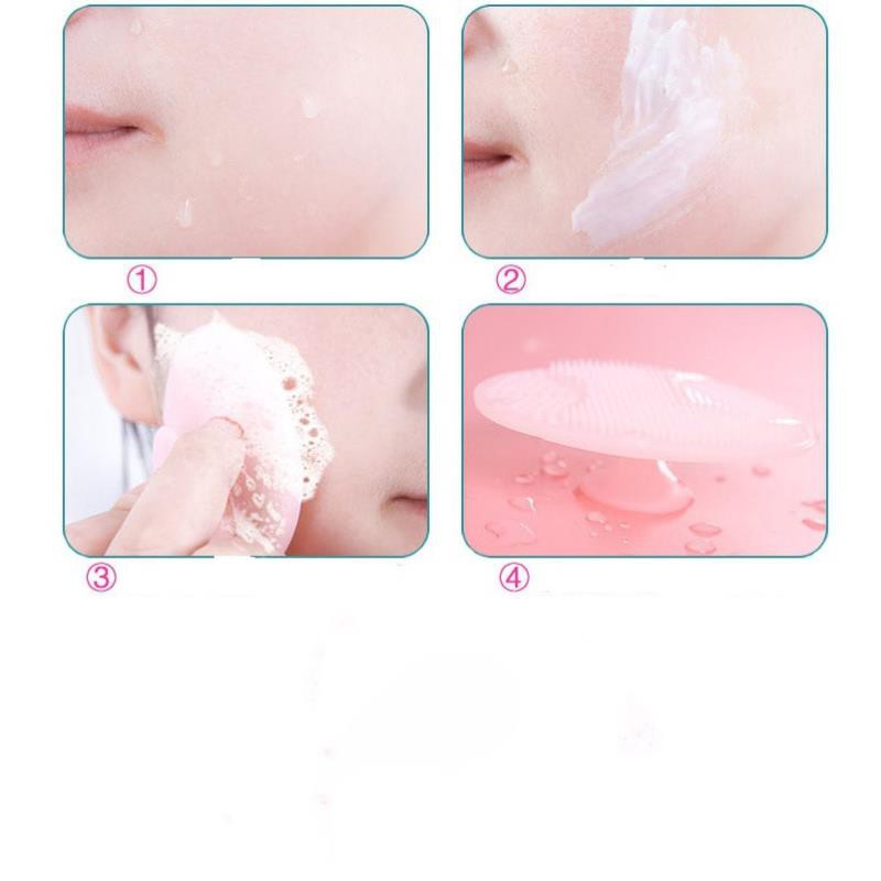 Combo Cọ Rửa Mặt Silicon 2 Món