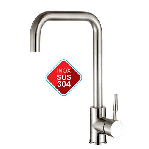 Vòi rửa bát nóng lạnh - Cần vuông - Siêu bền - Inox 304 - Giá hủy diệt