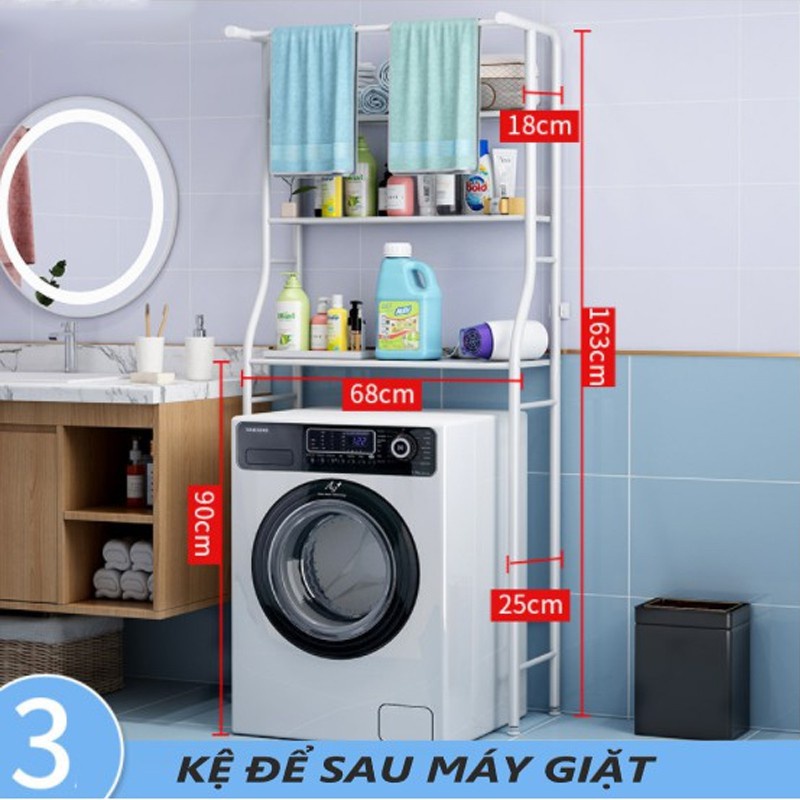 Kệ máy giặt, kệ nhà vệ sinh, kệ toilet bồn nhà tắm máy giặt tiện lợi