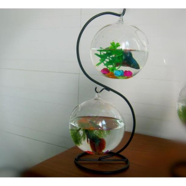 Quả cầu thủy tinh tròn treo đường kính 12cm