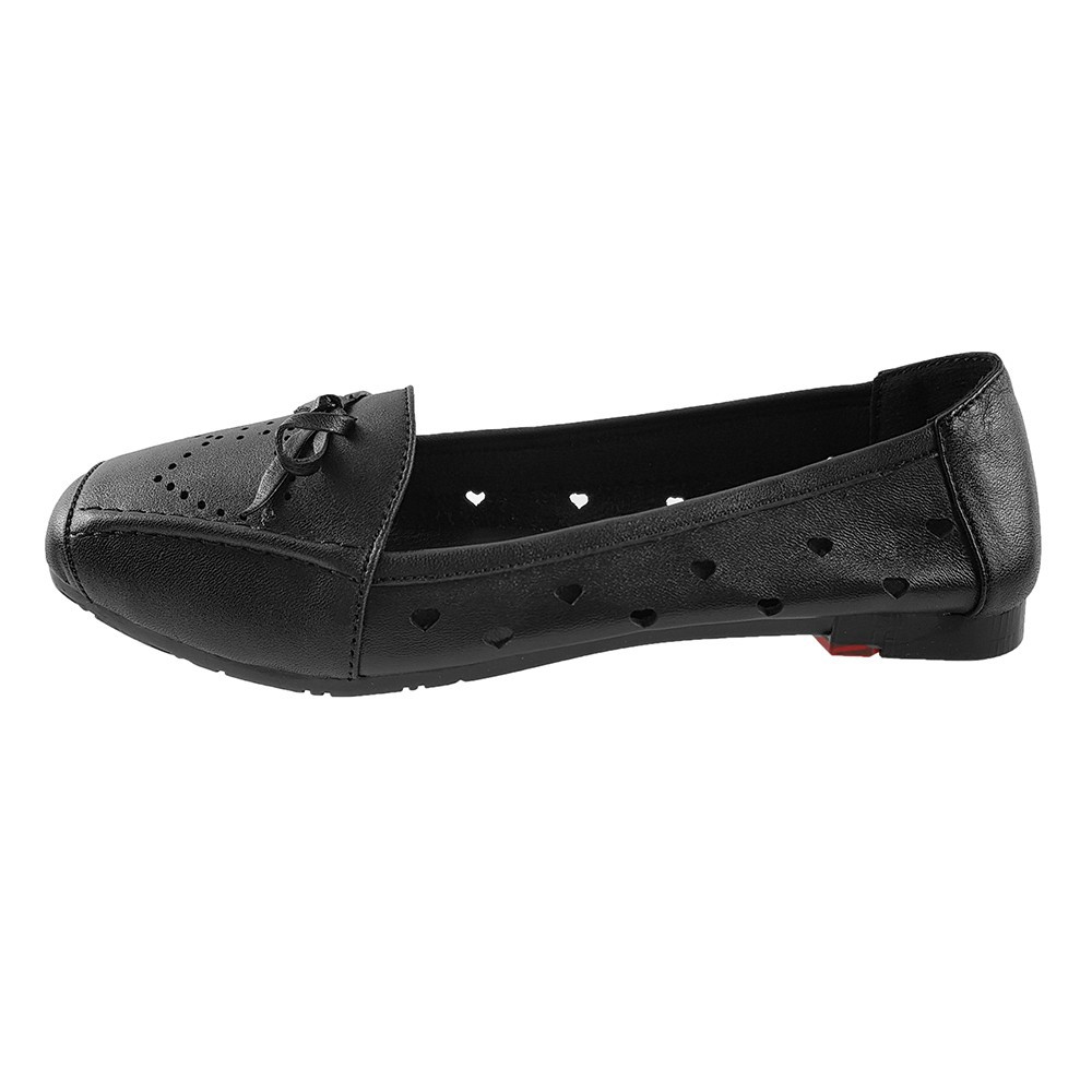 Giày Đế Bằng Giày Búp Bê Nữ Da Bò Thật Mềm Mại Evelynv GB3416