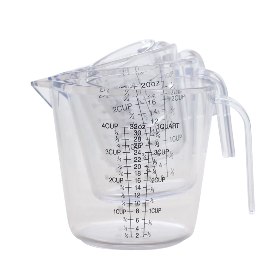 Ca, Ly Đong Chia Vạch Định Lượng 150ml Và 300ml