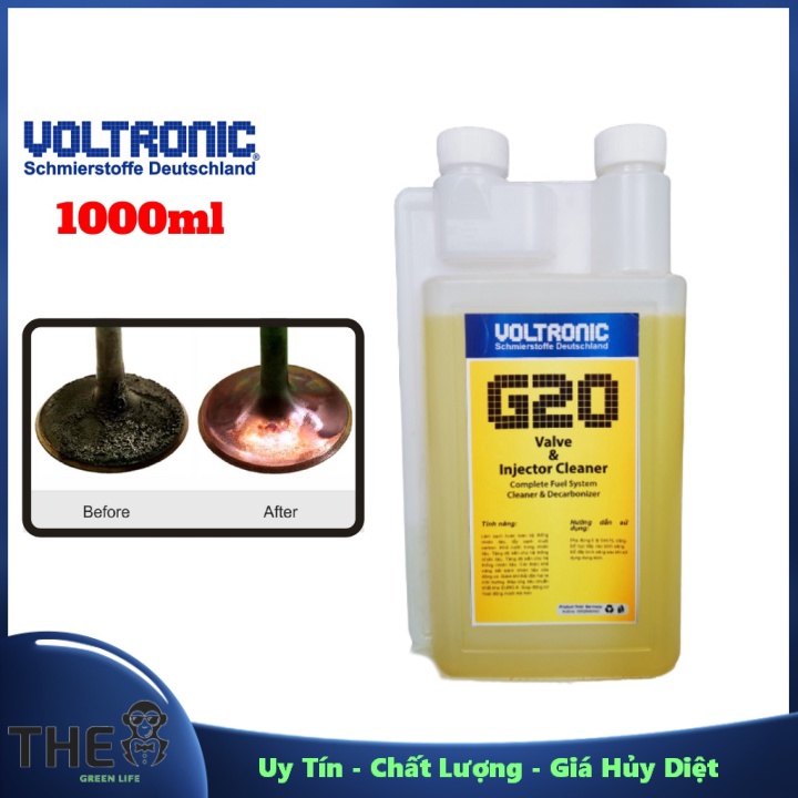 Phu Gia Vệ Sinh Kim Phun Buông Đốt Voltronic G20 Valve & Injector Cleaner 1000ml Uy Tín - Chất Lượng - Giá Hủy Diệ