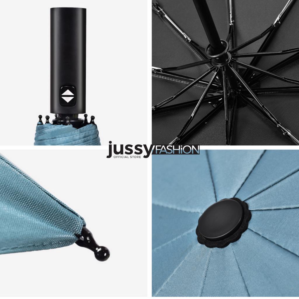 Ô Dù Che Nắng Chống Tia UV UPF50+ Rộng 1 Mét JO02 Jussy Fahsion Ô Che Mưa Nắng Gấp Gọn Nhiều Màu Trơn Basic