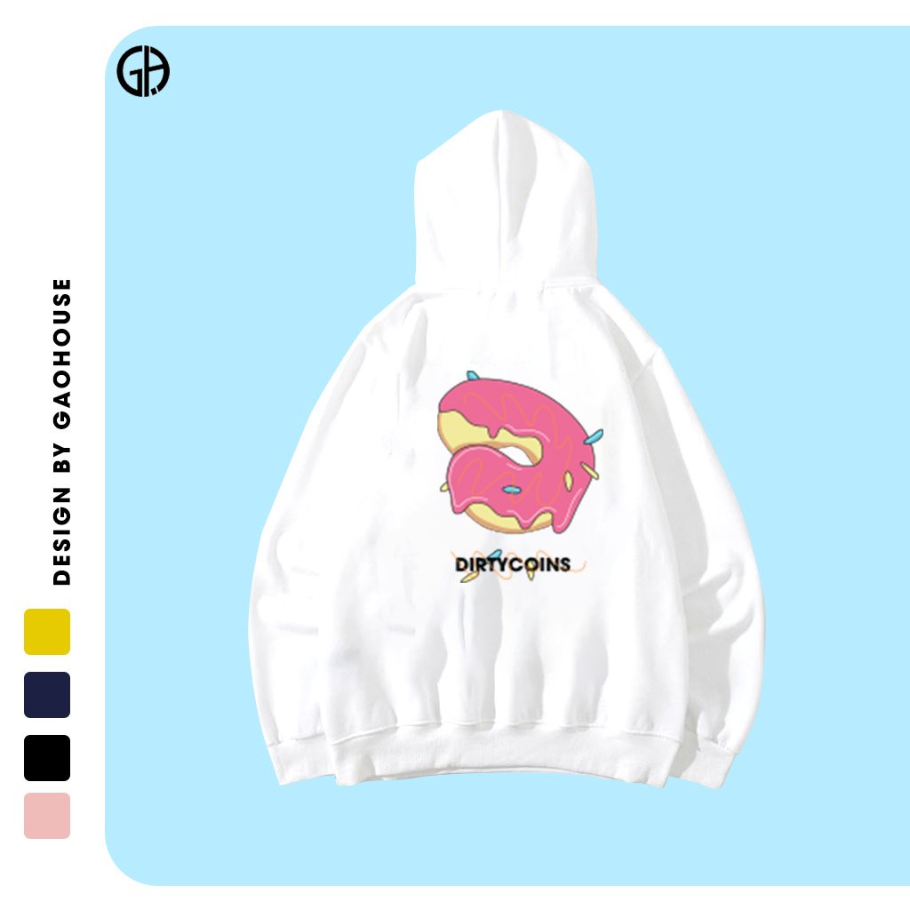 Áo Hoodie Unisex Gạo House Dirty Coins Donut - N10 | BigBuy360 - bigbuy360.vn