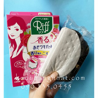 Miếng dán thấm mồ hôi nách riff kobayashi 20 miếng màu be có mùi thơm