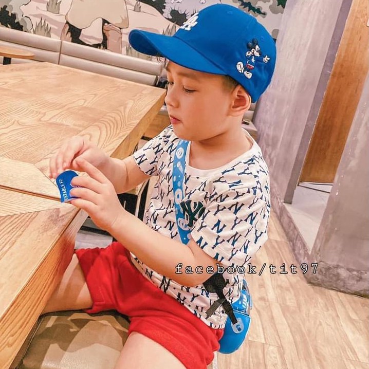 [Rẻ Vô Địch] Áo thun bé trai bé gái - Áo cộc tay N.Y MLB chất cotton cho bé trai bé gái size 90-150