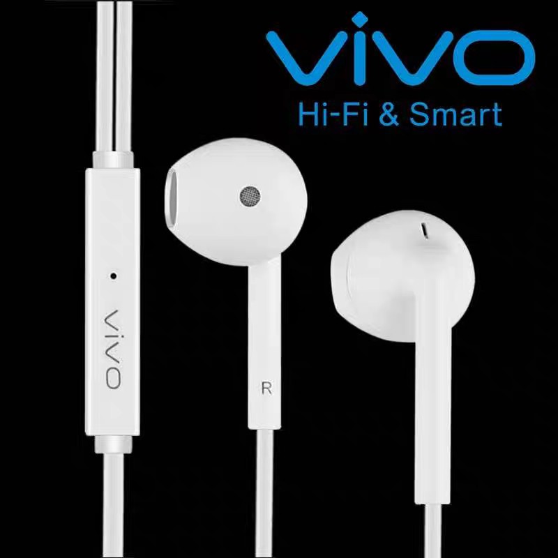 Tai Nghe Nhét Tai Vivo Xe680 Có Micro Jack 3.5mm