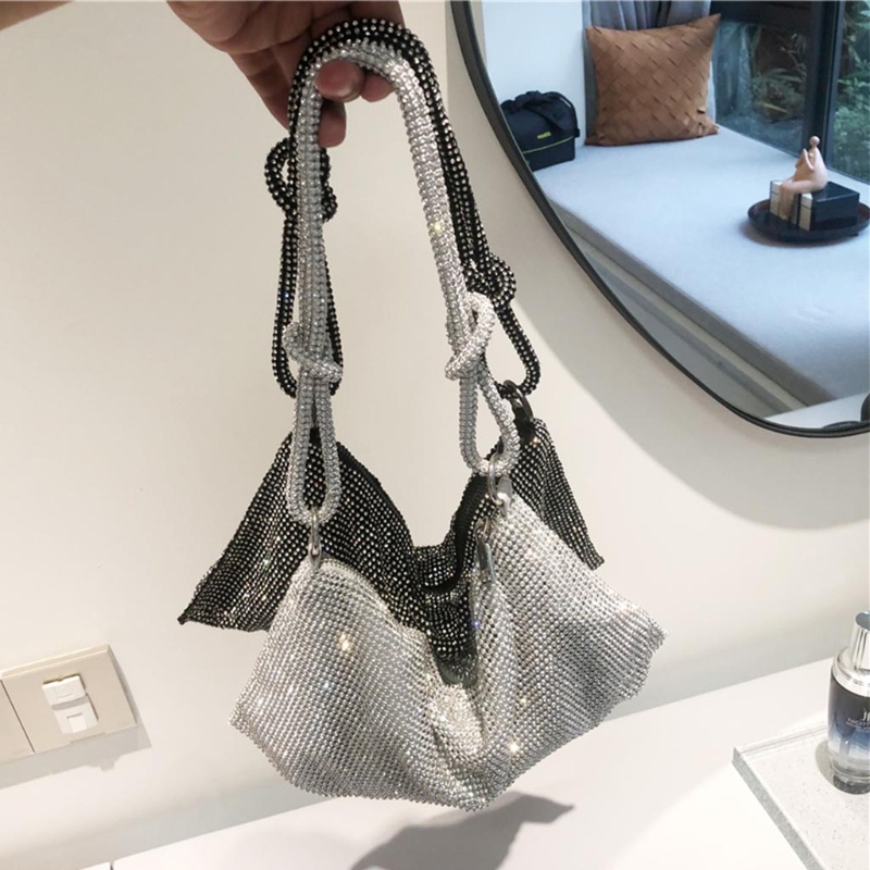 Thời trang nữ long lanh thạch Túi đeo dưới cánh tay cho nữ