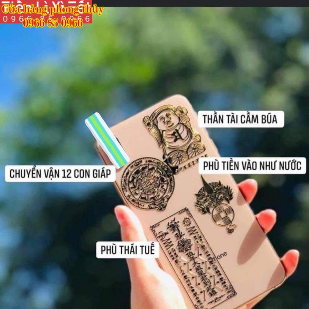 20 Combo Linh Phù Dán Điện Thoại Nhiều Chủ Đề May Mắn Tài Lộc Phong Thủy