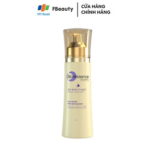 Chai Nước Cân Bằng Dưỡng Da Tươi Sáng Căng Mọng Bio-essence Bio-Bird’s Nest Collagen Skin Enhancer 100ml