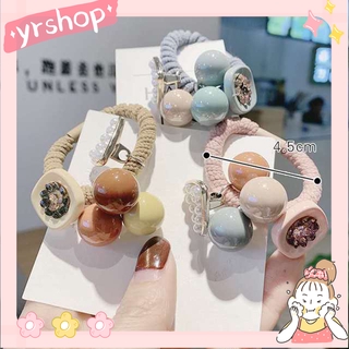 Dây Cột Tóc Gắn Quả Bông Dễ Thương Cho Bé Gái