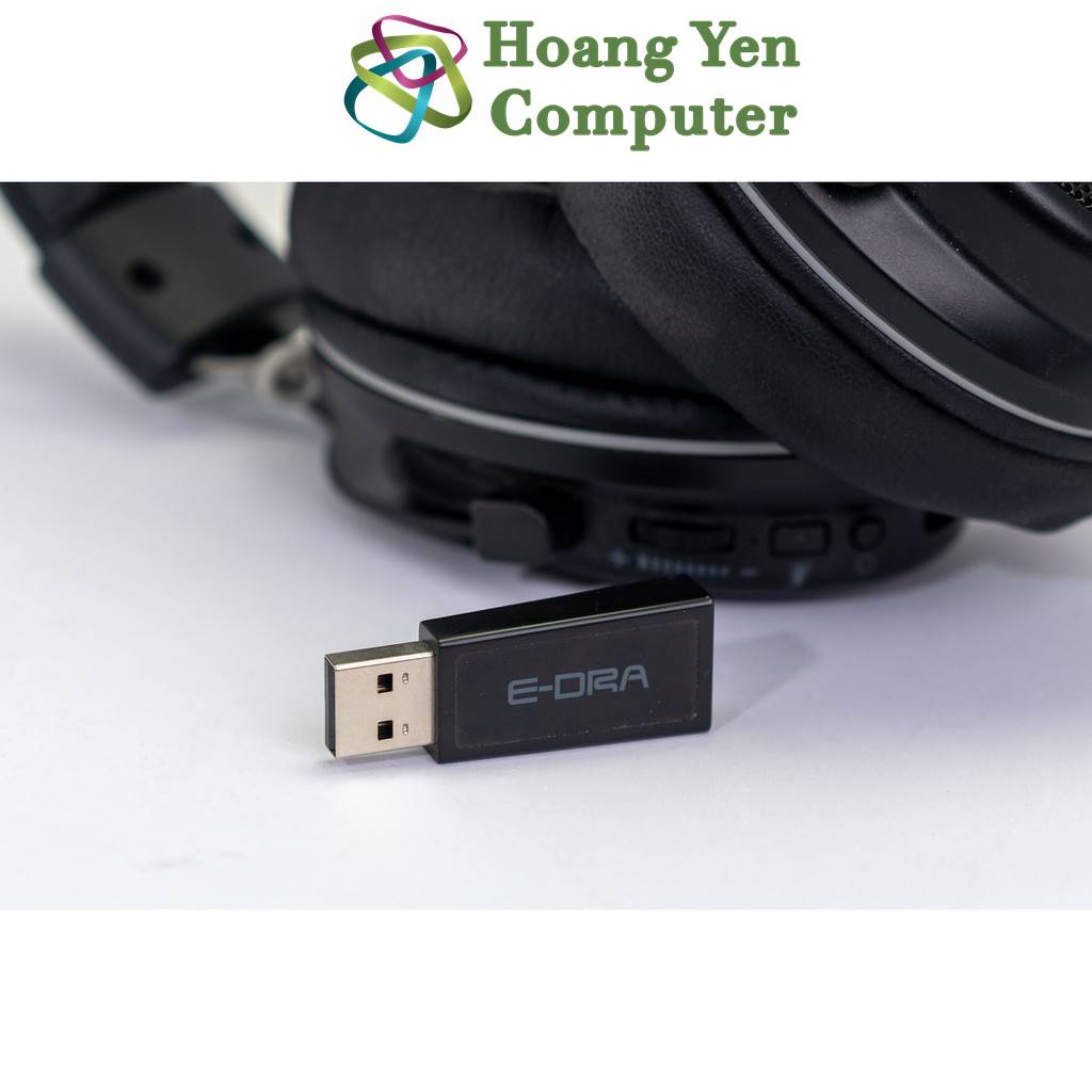 Tai Nghe Chụp Tai Không Dây E-Dra EH493W 2.4Ghz  - BH 24 Tháng Chính Hãng - Hoàng Yến Computer