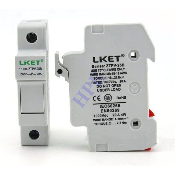 Combo 14 bộ cầu chì DC 15A