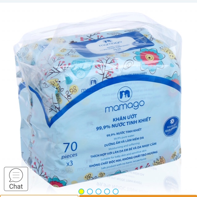 Khăn giấy ướt mamago