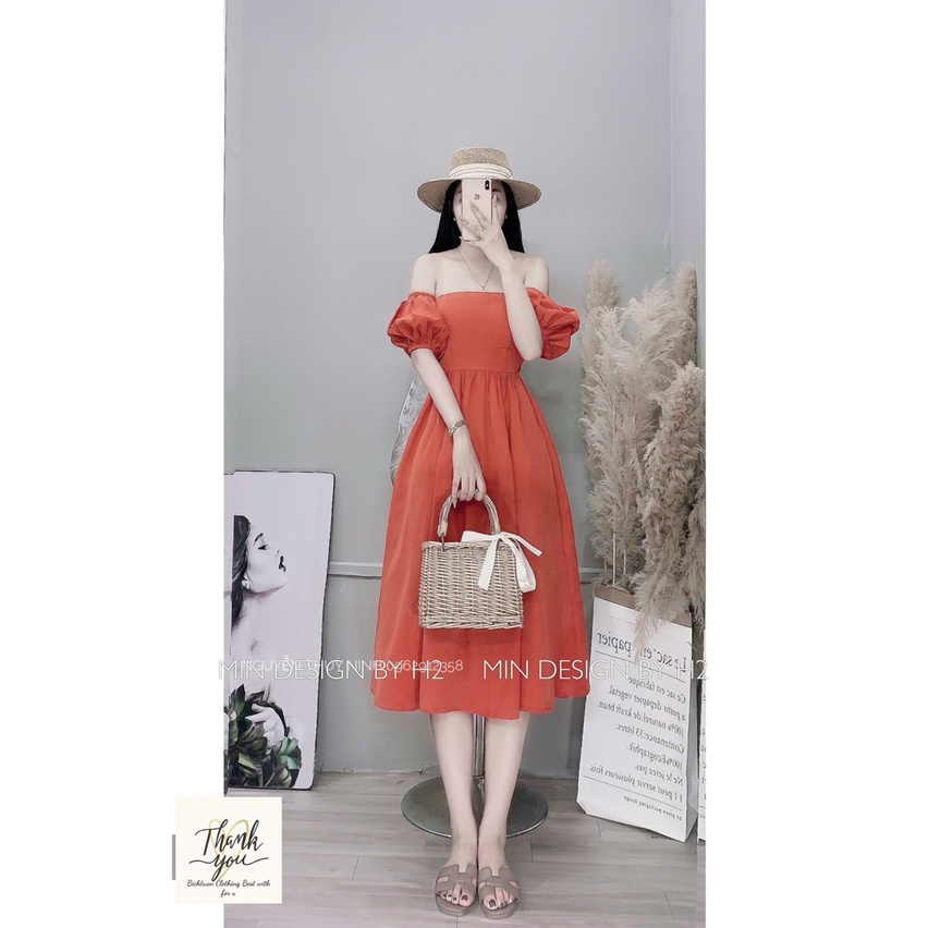 ĐẦM XÒE TRỄ VAI LỤA CAO CẤP SIÊU DỄ THƯƠNG