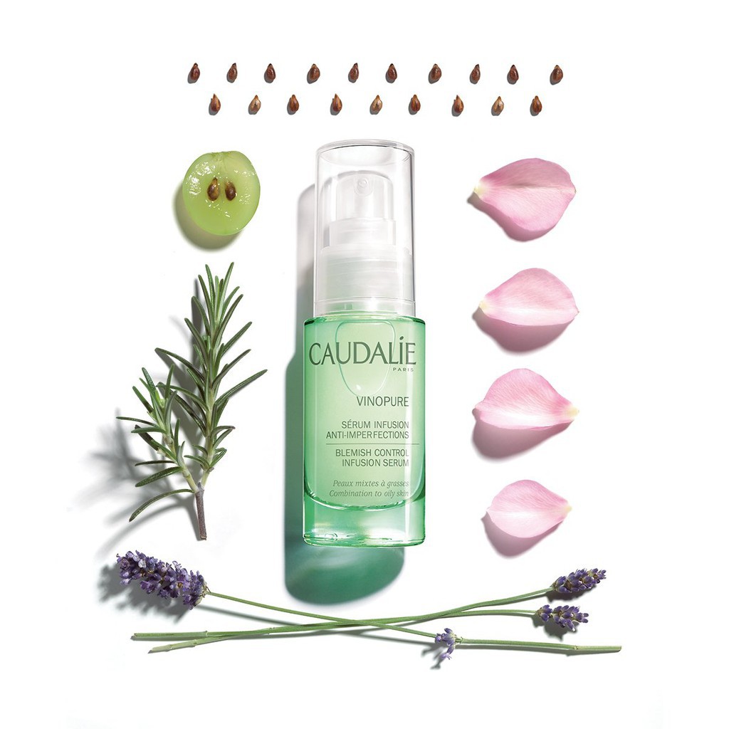 Caudalie Vinopure Serum Infusion Anti-Imperfections - Tinh Chất Sửa Chữa Khuyết Điểm, Thu Nhỏ Lỗ Chân Lông 30ml