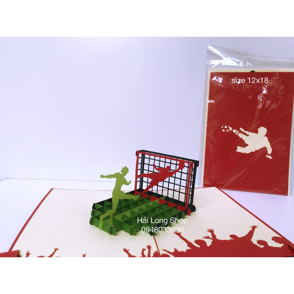 Bóng Đá - Football - Thiệp 3D | BigBuy360 - bigbuy360.vn