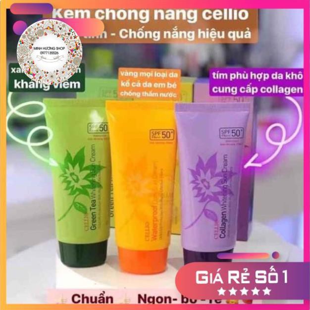 KEM CHỐNG NẮNG CELLIO SPF 50+