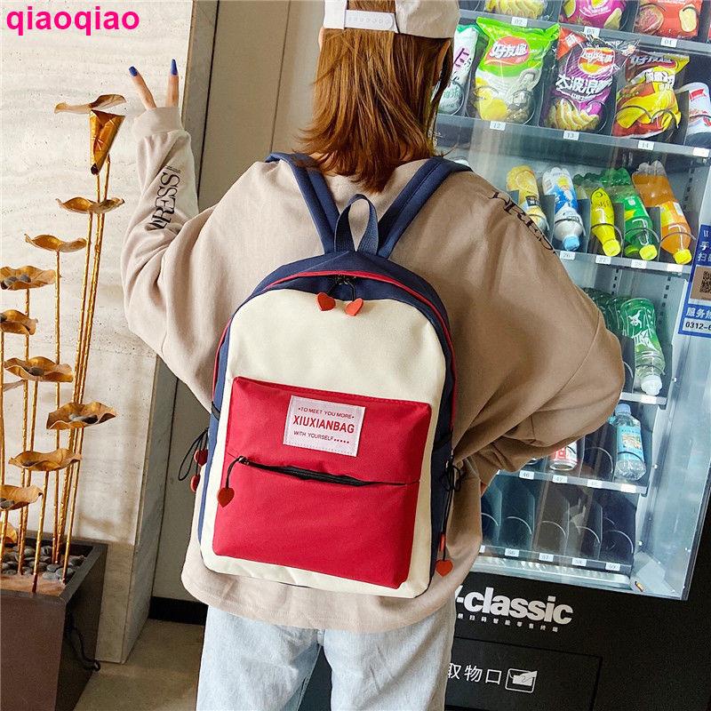 Korean style schoolbag Harajuku simple and versatile junior, high school and col