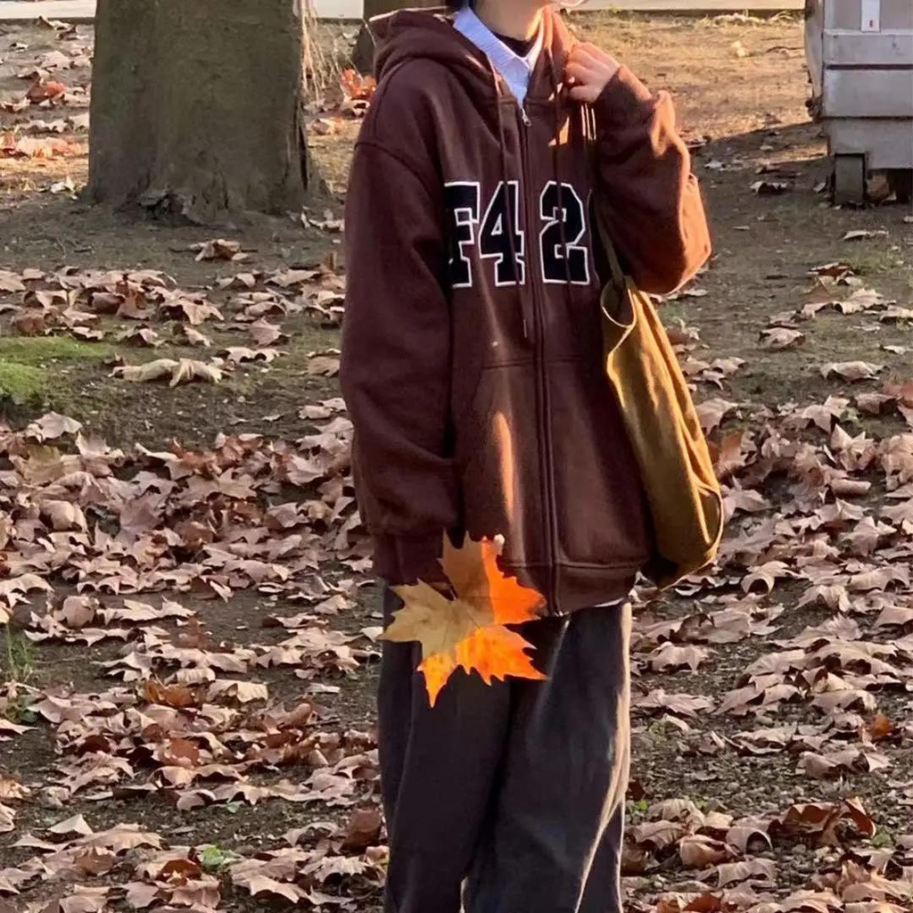 Áo Khoác Bóng Chày Dáng Rộng Dày Dặn Phong Cách Mới Mùa Xuân Dễ Phối Đồ Cho Nữ