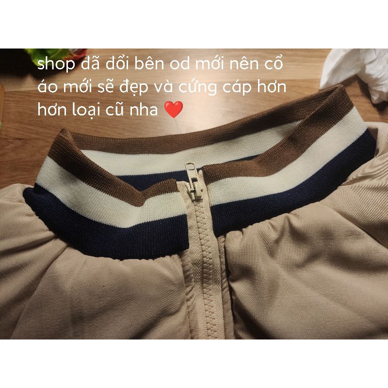 ÁO PHAO UNISEX HOẠ TIẾT SỌC VIỀN ÁO HÀNG DÀY DẶN