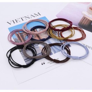 Dây buộc tóc phong cách hàn quốc - dây thun cột co dãn nhiều màu