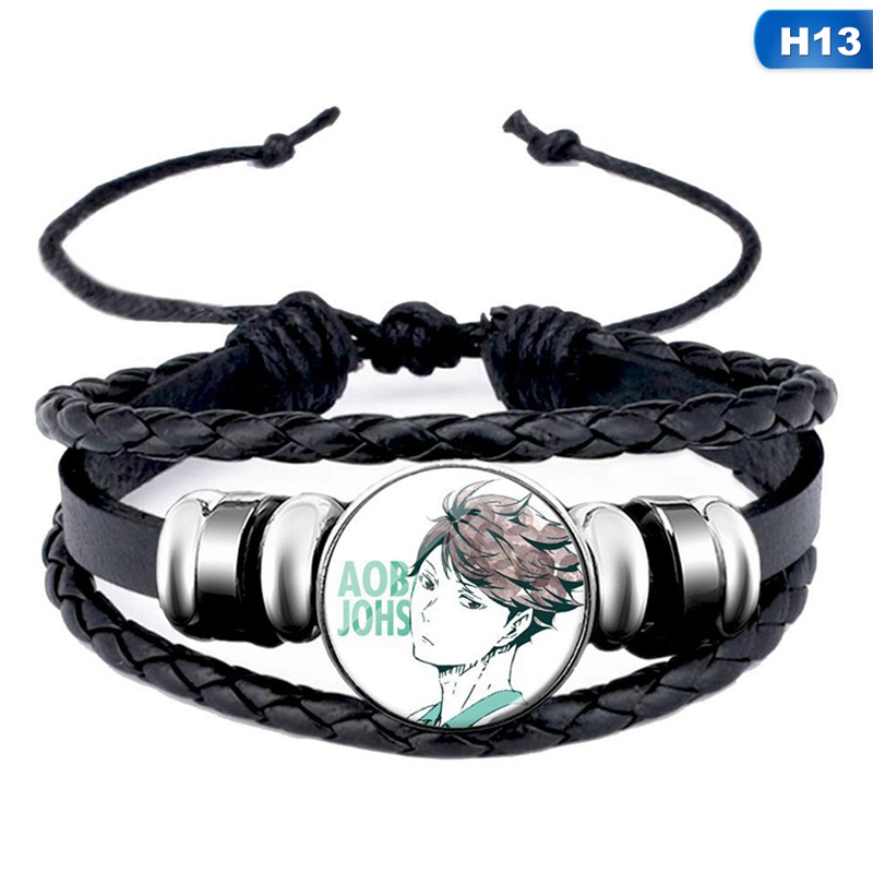 flowersqueen Vòng Đeo Tay Bằng Da Thời Trang Cá Tính Cho Nam / Nữ