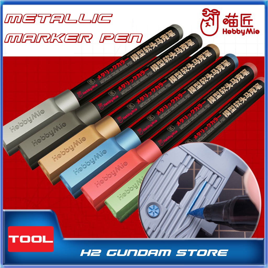 Bút sơn màu cao cấp cho mô hình (Màu Metallic)
