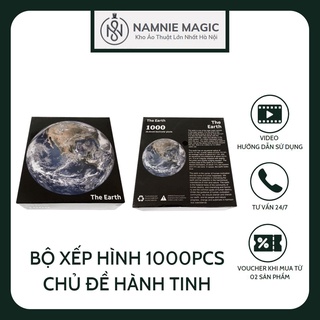 Bộ Tranh Ghép Xếp Hình 1000 Mảnh Jigsaw Puzzle Chủ Đề Hành Tinh Đường Kính Kích Thước 70*70cm, Đồ Chơi Cho Bé