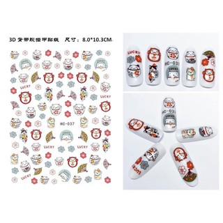 Sticker dán móng mèo thần tài Shop Vy nhỏ