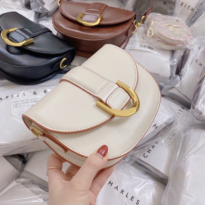 Túi Cnk Móng Ngựa Bản Xuất Dư Chuẩn Form Tặng Kèm Túi Vải Hãng sz 18