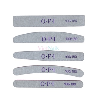 Dũa móng tay opi lõi nhựa cứng loại dày chuyên dùng dũa móng bột độ nhám 100/180