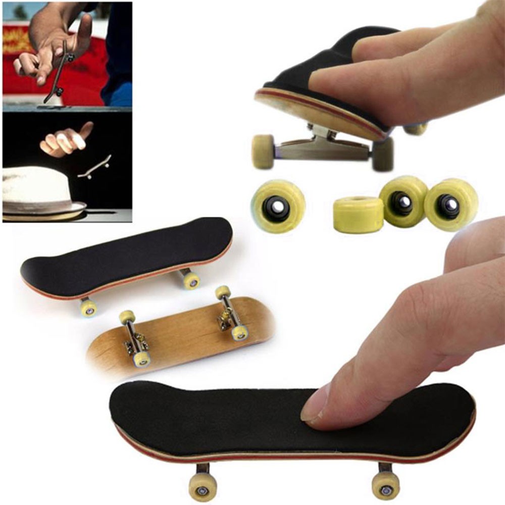 Mini Skateboard Fingerboard Creative Finger Skateboard Colors Toy Complete