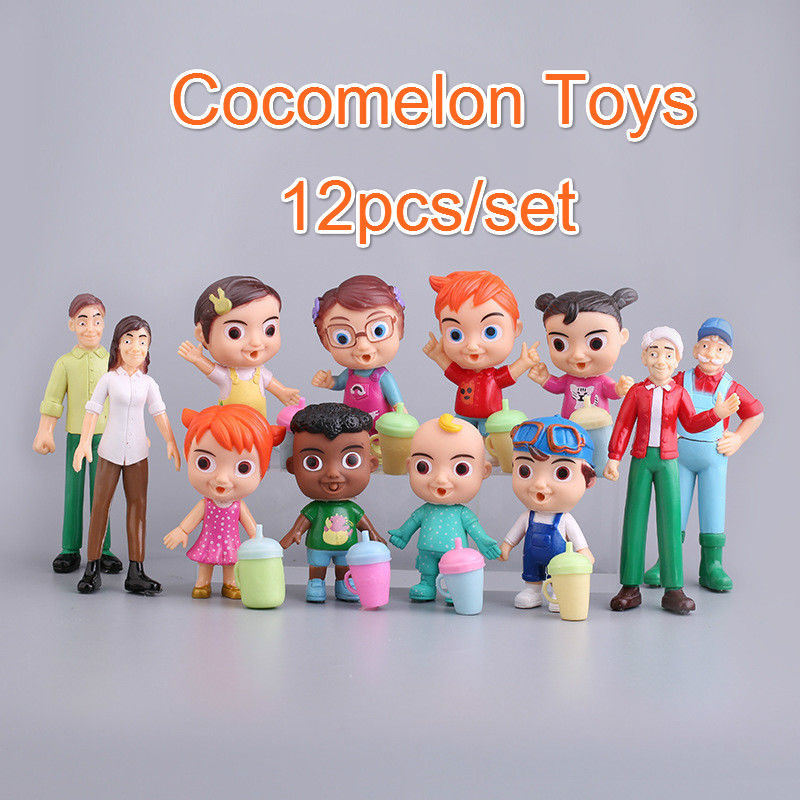 Set 12 Mô Hình Đồ Chơi Các Nhân Vật Cocomon Trong Phim Hoạt Hình Cocomon