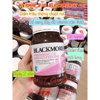 Vitamin bầu blackmore pregnancy breath feeding gold 180 viên Úc