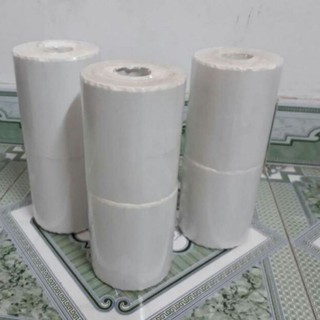 Decal 35x22, 3 tem/ hàng cuộn 50m khổ 110mm - tem liền