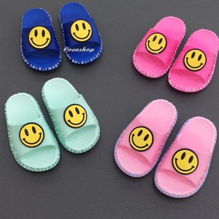 DÉP QUAI NGANG BẸC ĐẾ DẺO NHÁM MẶT CƯỜI CUTE MÀU TƯƠI SÁNG CHO BÉ