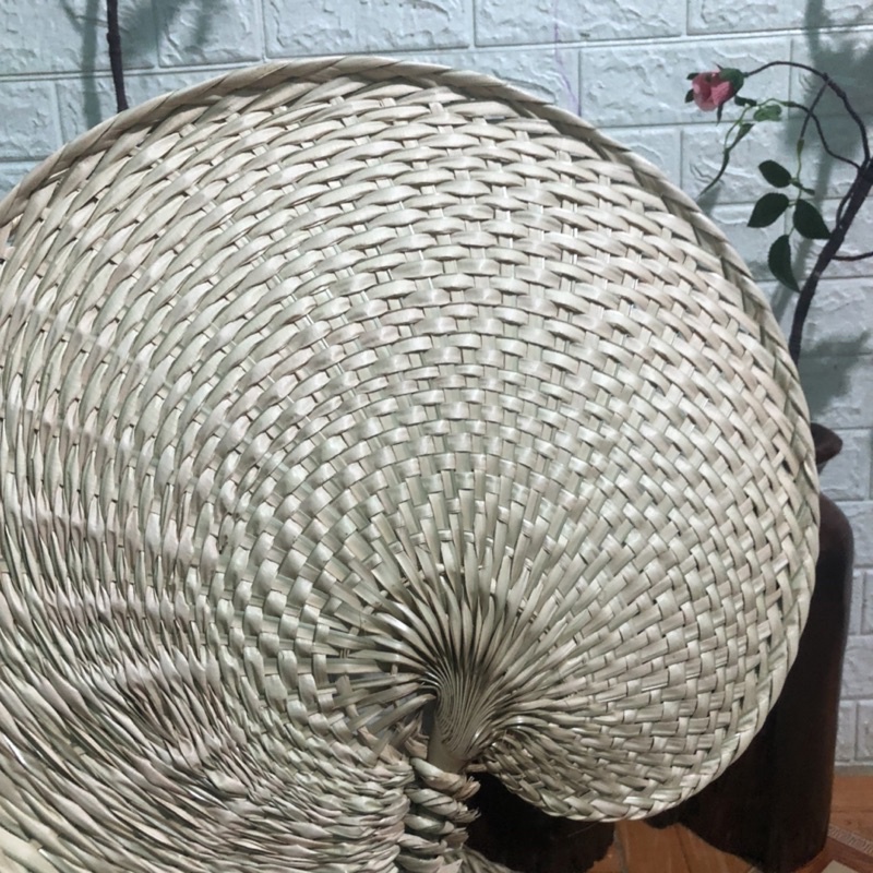 Quạt nan lá cọ, mây tre đan cầm tay truyền thống hanmade , trang trí tết , decor phòng l