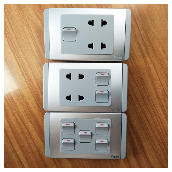 COMBO Ổ cắm - Công tắc Vanlock SINO Dòng S68 - Chính hãng