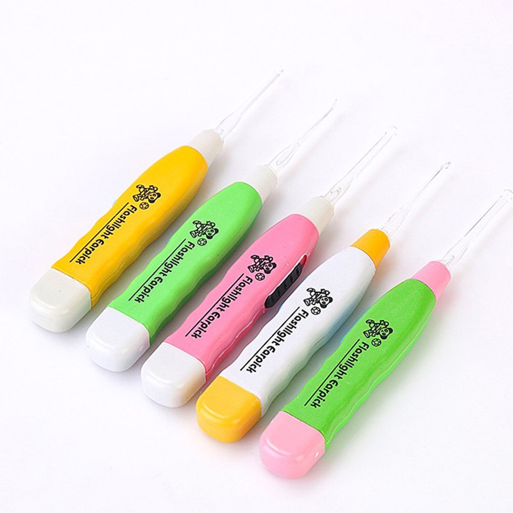 Dụng cụ lấy ráy tai có đèn led kèm 3 đầu thay thế