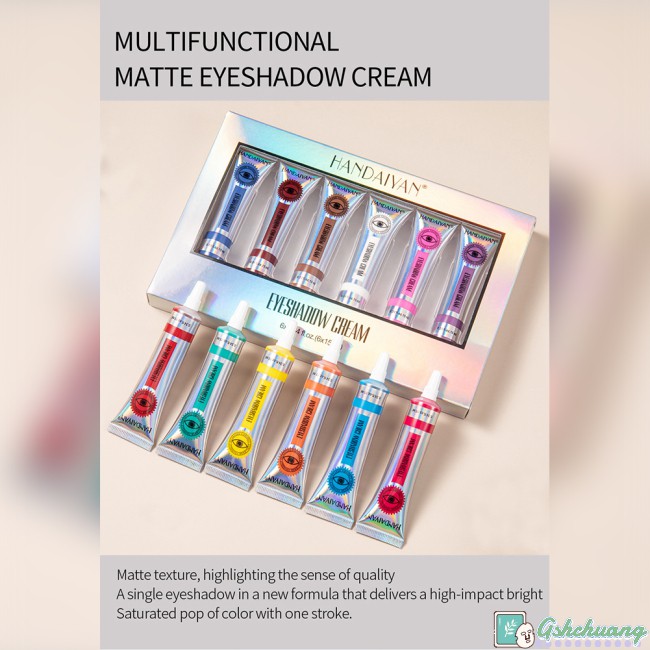 (Hàng Mới Về) Set 6 Phấn Mắt Dạng Lỏng Chống Thấm Nước Và Mồ Hôi Lâu Trôi | BigBuy360 - bigbuy360.vn