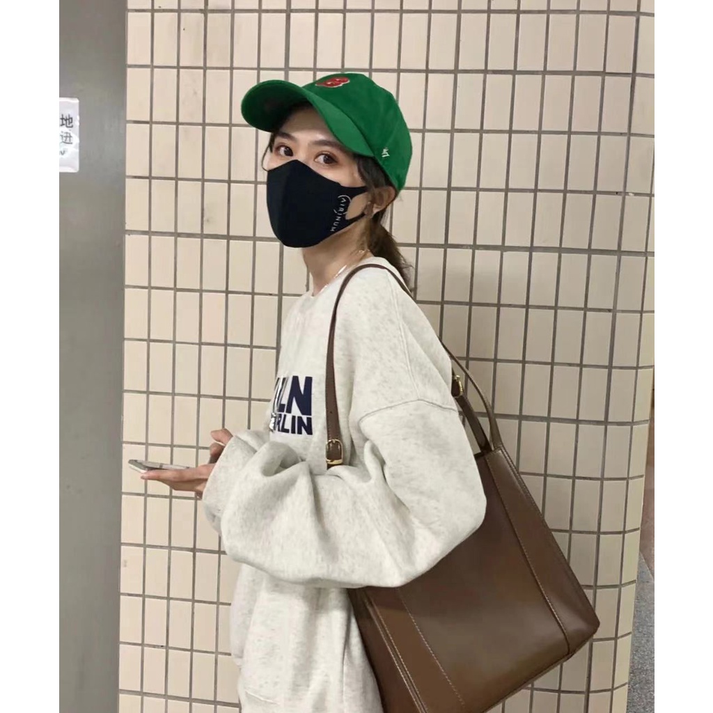 Off-white Áo Sweater Off white Form Rộng Phong Cách Hàn Quốc Cho Nữ